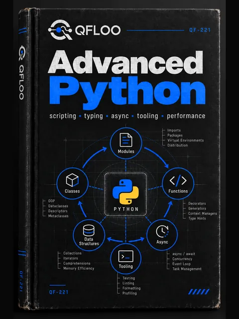 Advanced Python course cover